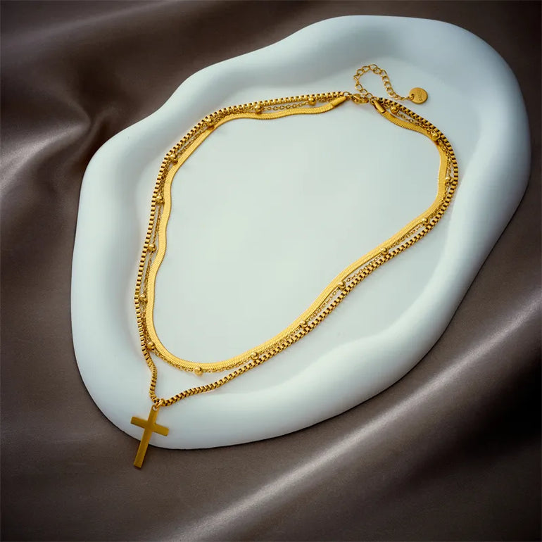 Latina cross necklace Latin heritage jewelry Handcrafted cross pendant Latin culture symbol Faith and fashion accessory Unique Latina design Premium materials necklace Adjustable chain jewelry Meaningful cross symbolism Gift-ready packaging