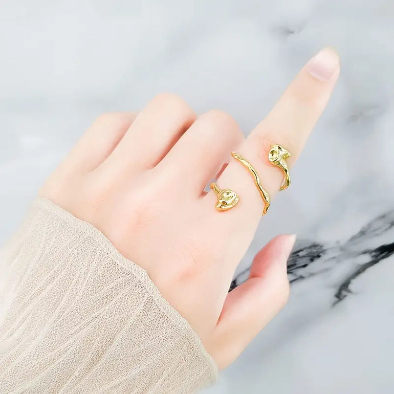 Item Detail: Open Ring 18K Gold Plated Jewelry For Women 18K Gold Plated Circle Ring adjustable 1 Piece