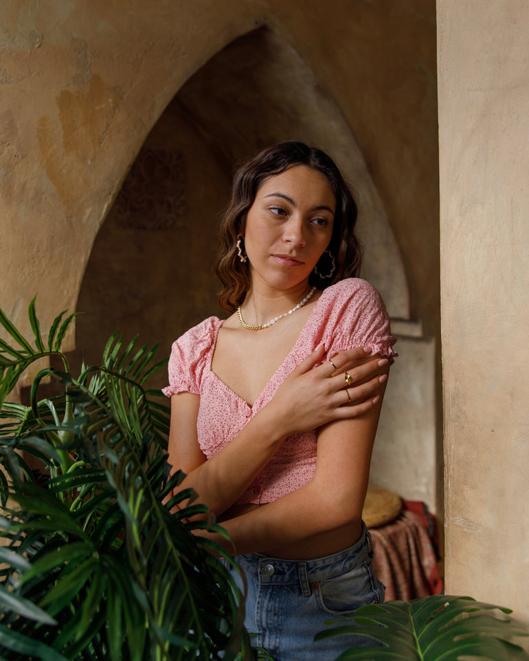 Dos Caminos - (Two Paths)   Item Detail: Exquisite White 304 Stainless Steel & Natural Pearl Cuban Link Chain Necklace  18K Real Gold Plates 44cm(17 3/8") long 1 Piece