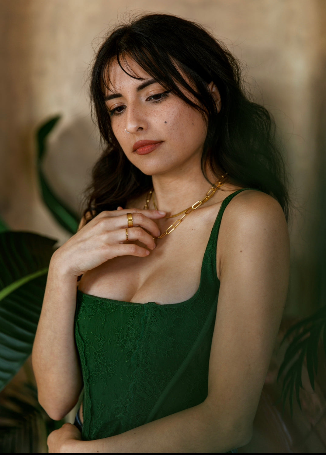 Paper clip necklace - Oreja Linda