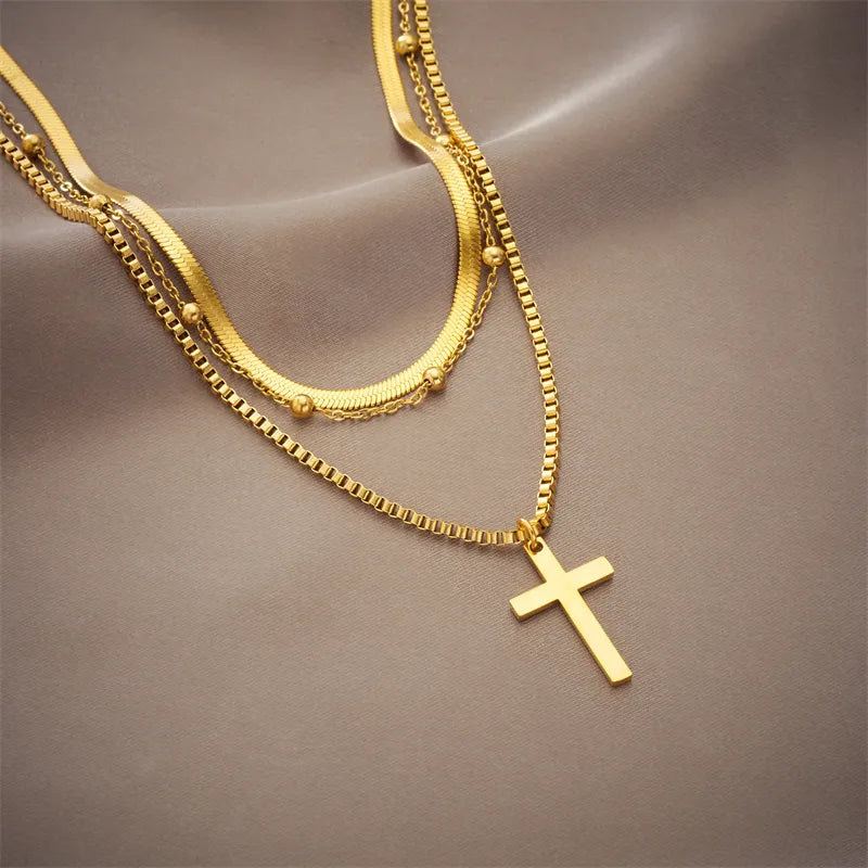 Latina cross necklace Latin heritage jewelry Handcrafted cross pendant Latin culture symbol Faith and fashion accessory Unique Latina design Premium materials necklace Adjustable chain jewelry Meaningful cross symbolism Gift-ready packaging